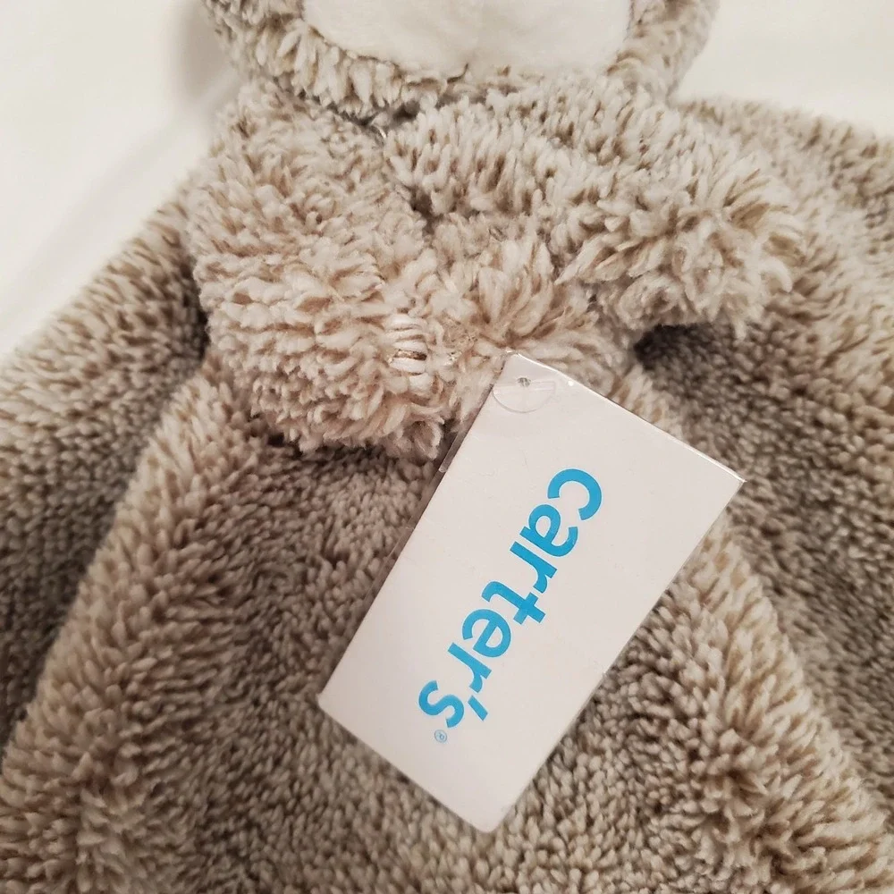 New Carter's Sloth Lovey Lovie Security Blanket 13